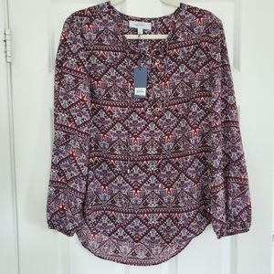 Libby Edelman Tribal Mosaic Top